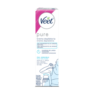 Veet Pure Crema Depilatoria Axilas y Àrea del Bikini Piel Sensible